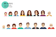 Vector life stages characters, an Education Illustration by Volha Hlinskaya (Thumbnail 2 of 2)
