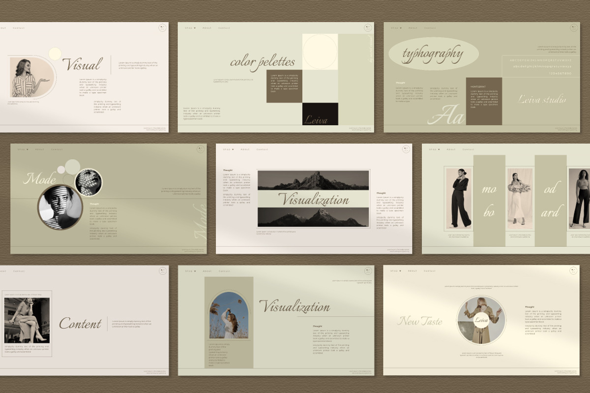 Leiva - Brand Guidelines, a Presentation Template by Secret Visual (Photo 2 of 8)