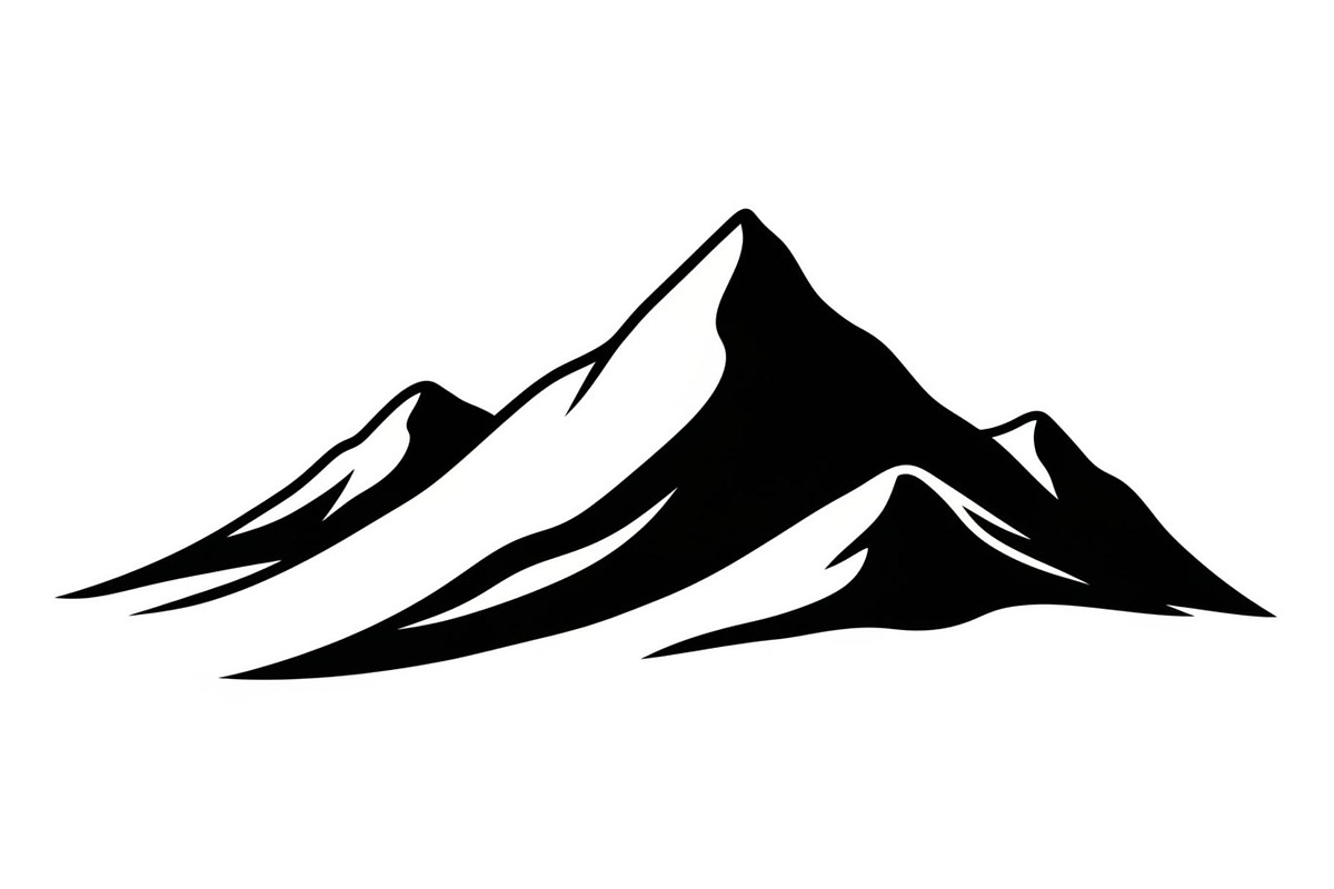 50 Mountain Landscape Silhouette Bun, an Illustration by Designer_Momina (Photo 26 of 51)