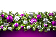 Big violet Christmas & New Year set, a Decorative Illustration by Vjom (Thumbnail 8 of 20)