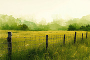 Painted Artistic Landscape Bundle, a Background Photo by M9 Design (Thumbnail 5 of 15)