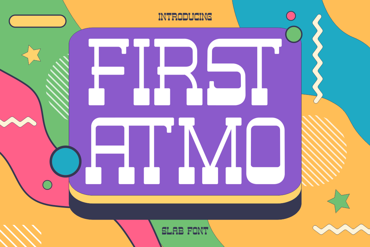 First Atmo Mexican Font, a Font by PutraCetol Studio (Photo 1 of 5)