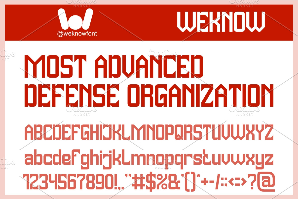 Universe Protector Font, a Sans Serif Font by weknow (Photo 4 of 8)