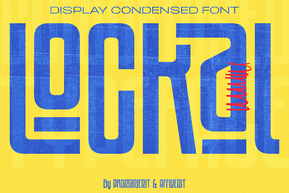 Lockal - Display Font, a Sans Serif Font by Prominent & Affluent (Photo 1 of 11)