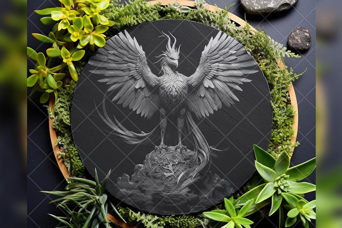 Phoenix Bird Magical Firebird Greek, a Background Graphic by LaseredNinja (Photo 5 of 7)