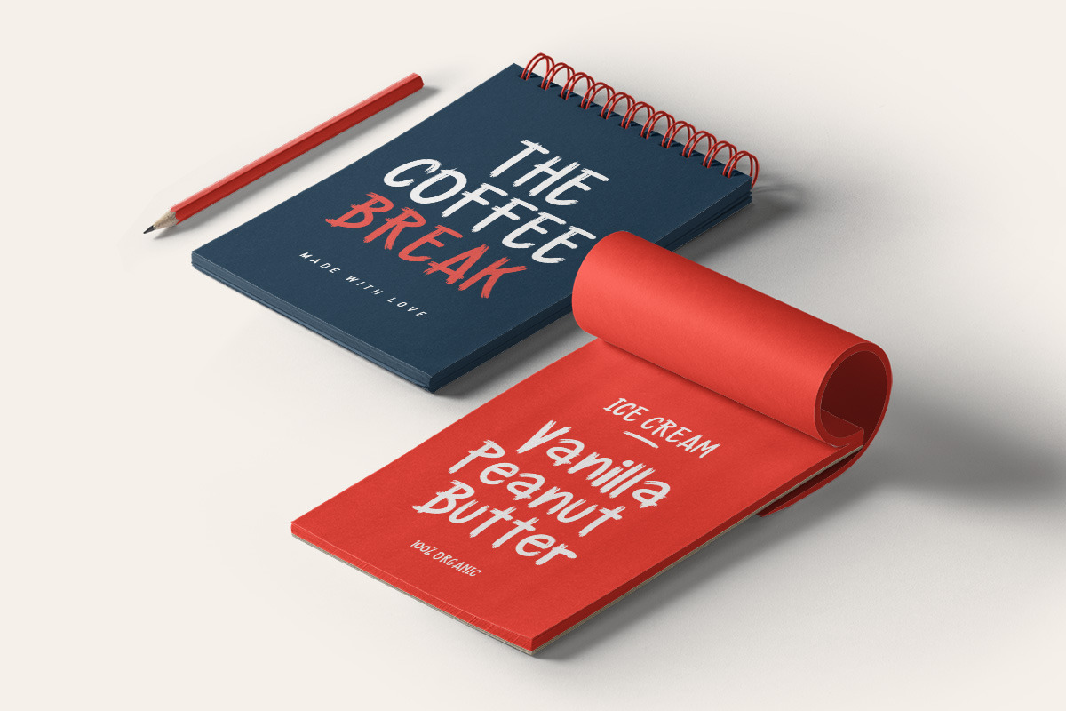 Robin Brush Font preview 2