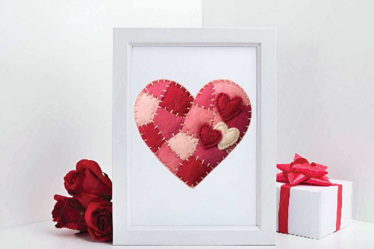 Patchwork Valentine Png Valentines H, an Illustration by DreamPrint404 (Photo 2 of 8)