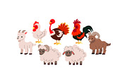 Farm Animal Doodle Illustration, an Animal Illustration by SLAB! Design (Thumbnail 3 of 3)