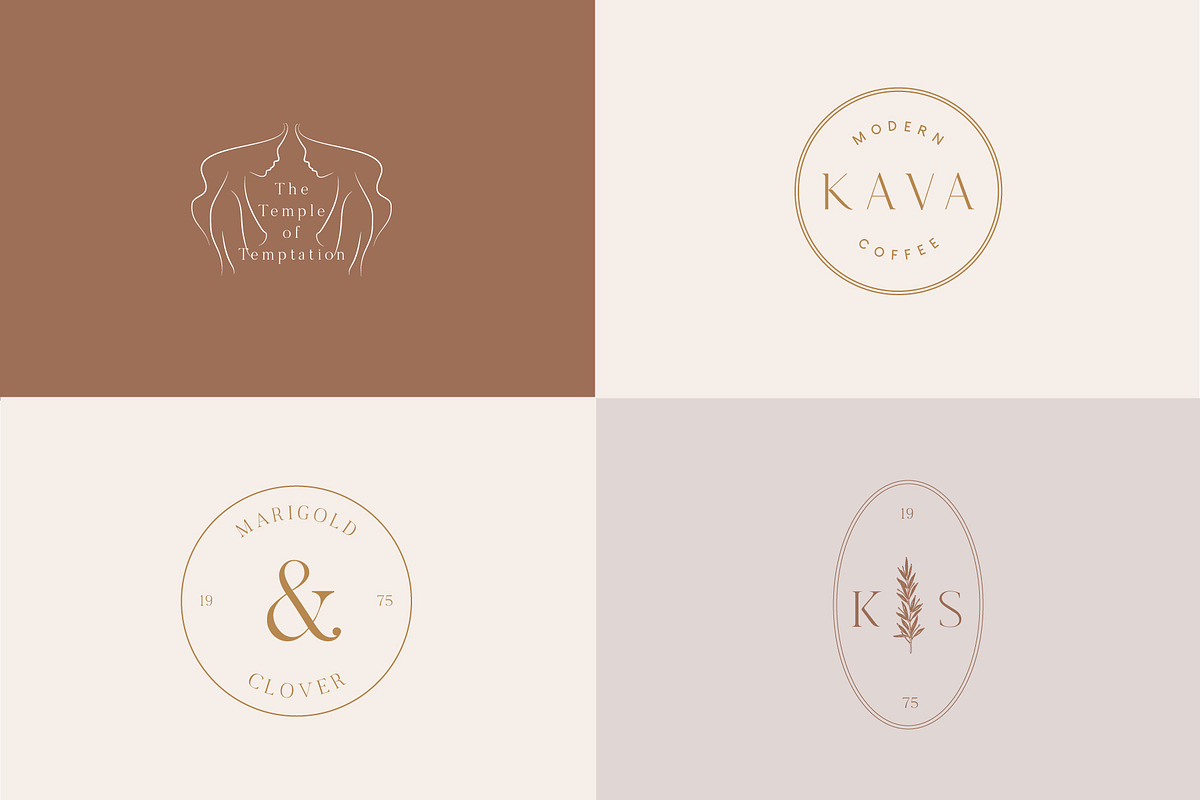 Feminine Logo Bundle, a Branding & Logo Template by Tropical Type (Photo 12 of 15)