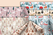 Joyful Christmas Seamless Patterns, a Pattern Graphic by DrawStudio1988 (Thumbnail 4 of 7)