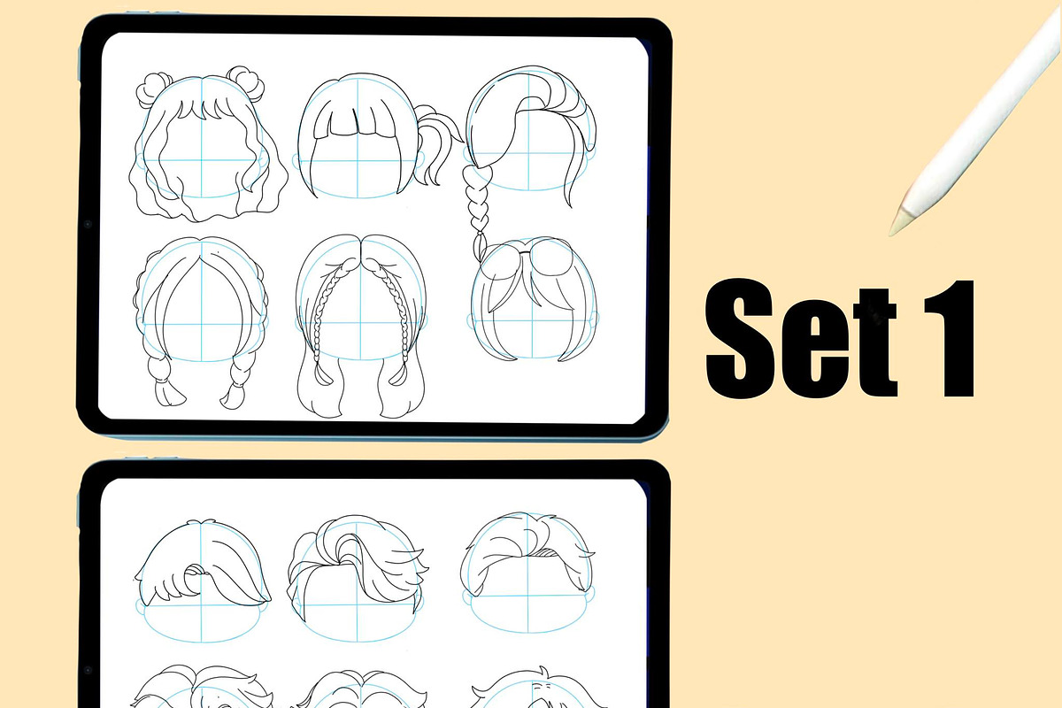 500+ Chibi stamp brushes, Chibi body, a Brush Add-On by DrawingStoryShop (Photo 6 of 10)
