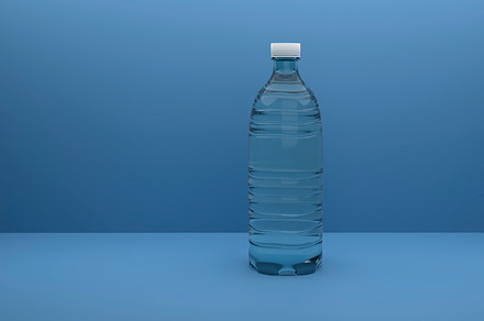 Plastic water bottle, an Object 3D Model by Artem Varnitsin