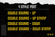 Double Square Font, a Font by Wellscript Studio (Thumbnail 2 of 9)