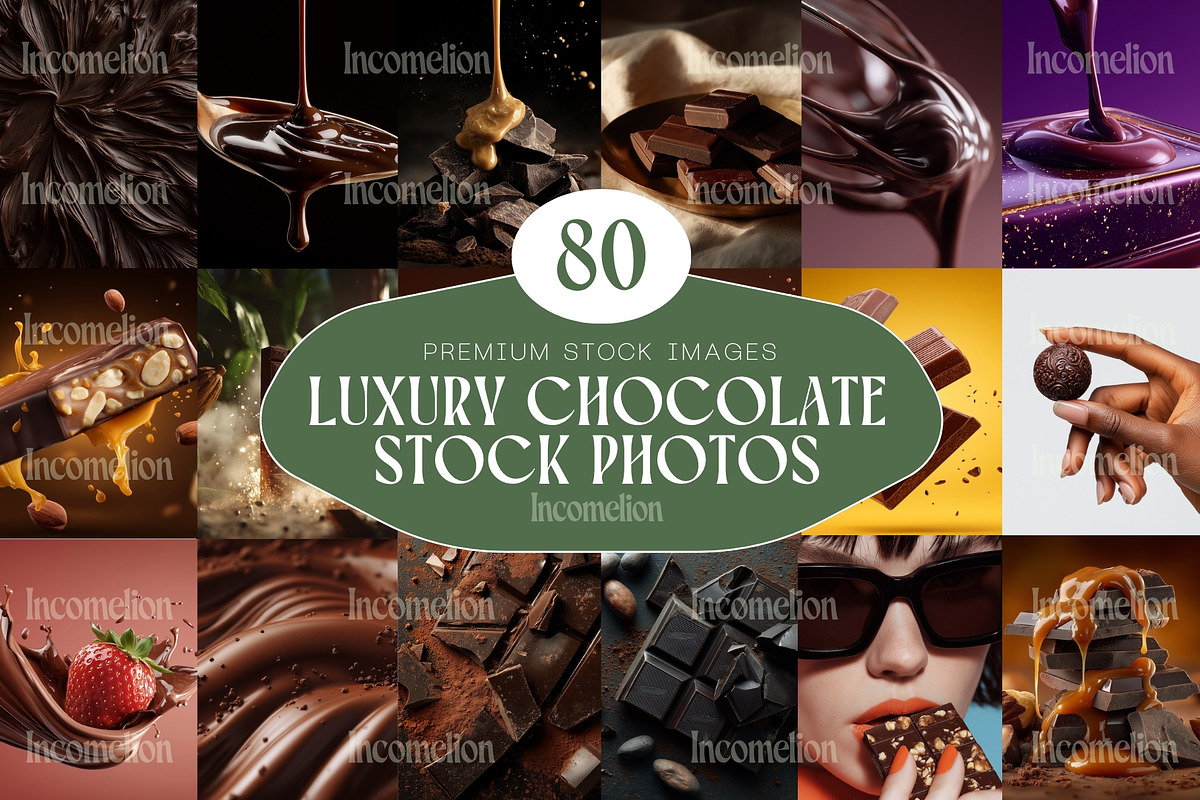 80 Luxury Chocolate Stock Photos, a Food & Drink Photo by Incomelion (Photo 1 of 12)