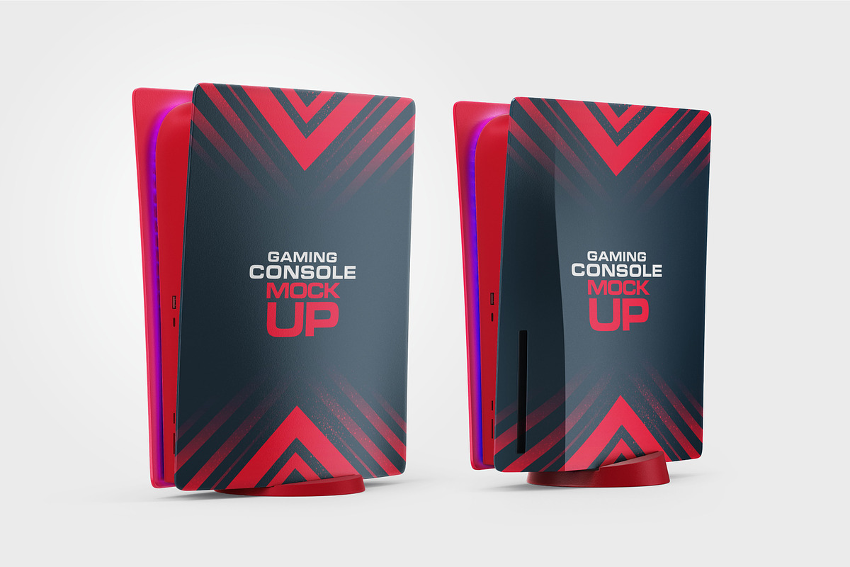 PS5 Console & Controller Mockup Set, a Product Mockup by Deeplab (Photo 12 of 12)