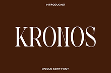 Kronos - Elegant Serif Font
