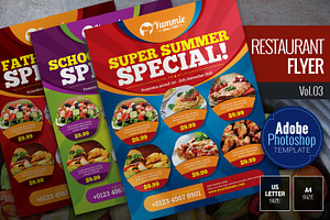 Restaurant Flyer Vol.03