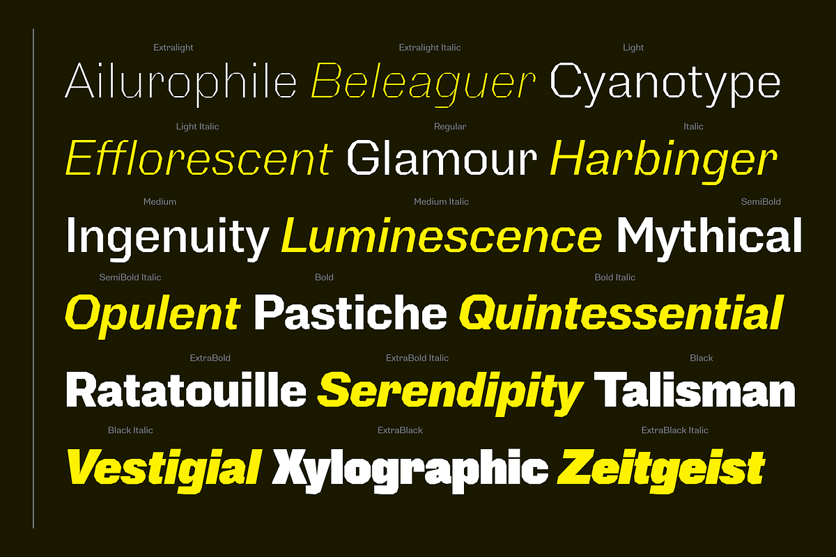 Perupa | Polygonal Sans Serif Family, a Sans Serif Font by Wahyu & Sani Co. (Photo 3 of 12)