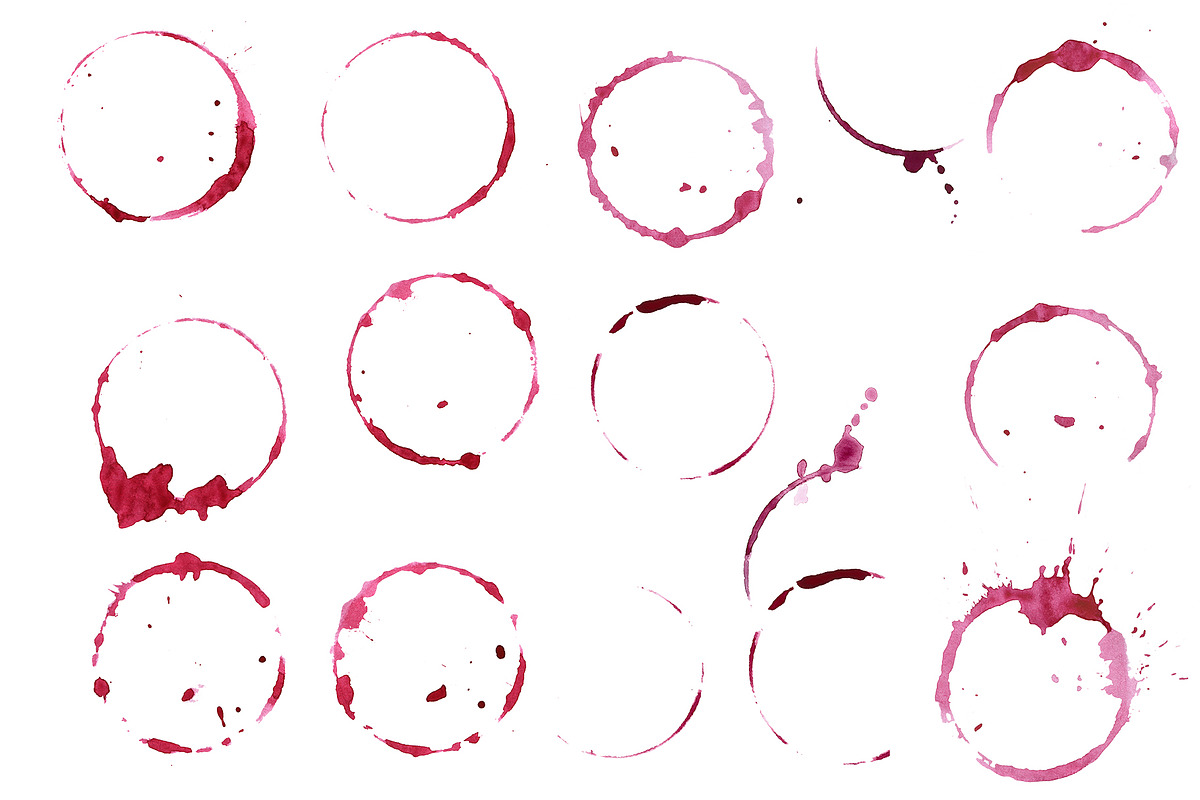 Wine watercolor texture, a Texture Graphic by Nejumi (Photo 4 of 10)