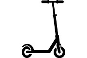 Electric scooter silhouette, a Transportation Illustration by abu67222 (Thumbnail 3 of 13)