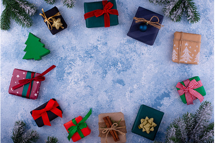 Christmas and New Year gift box, a Holiday Photo by Yulia Furman