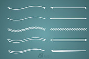 Arrow Stroke Brush for Affinity Apps, a Brush Add-On by Affinity Templates (Thumbnail 7 of 7)