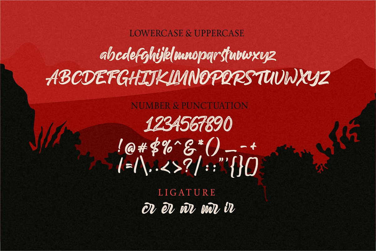Gilberto a Stylish Brush, a Script Font by typeline studio (Photo 9 of 9)