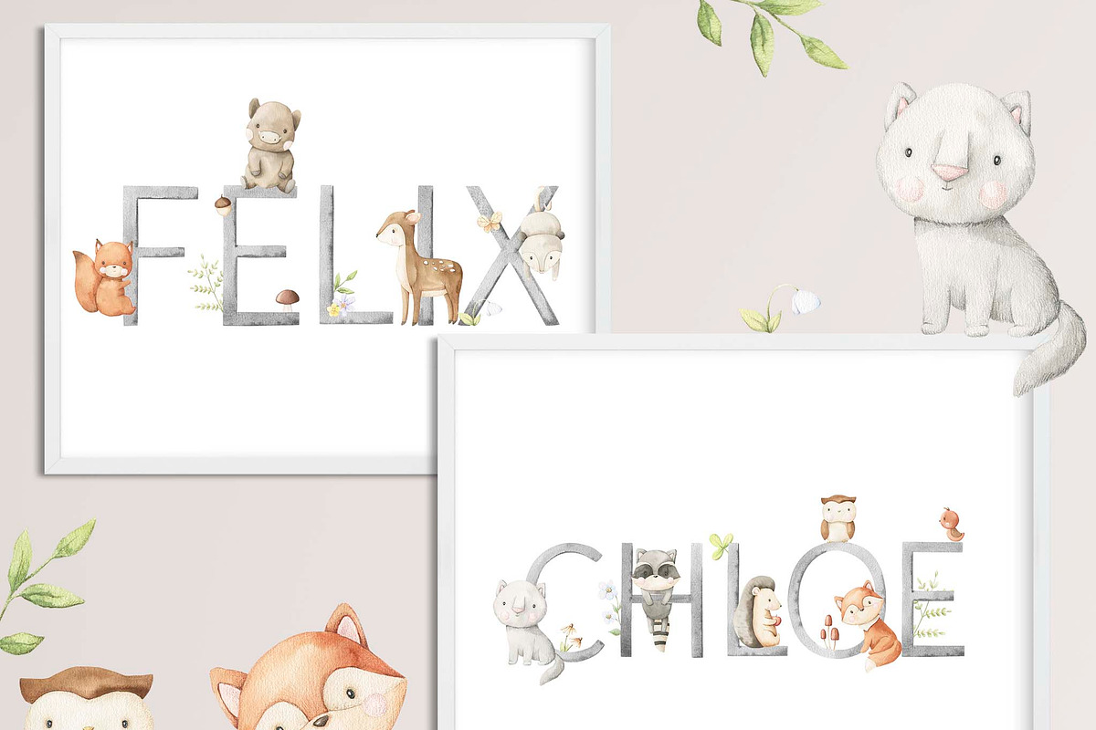 Name Creator - woodland animals, an Animal Illustration by Alesya Pytskaya (Photo 2 of 8)