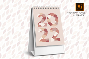 2022 CALENDAR PATTERN FLORAL