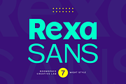 Rexa Sans-Serif Typeface, a Sans Serif Font by roomspace creative lab (Thumbnail 1 of 9)