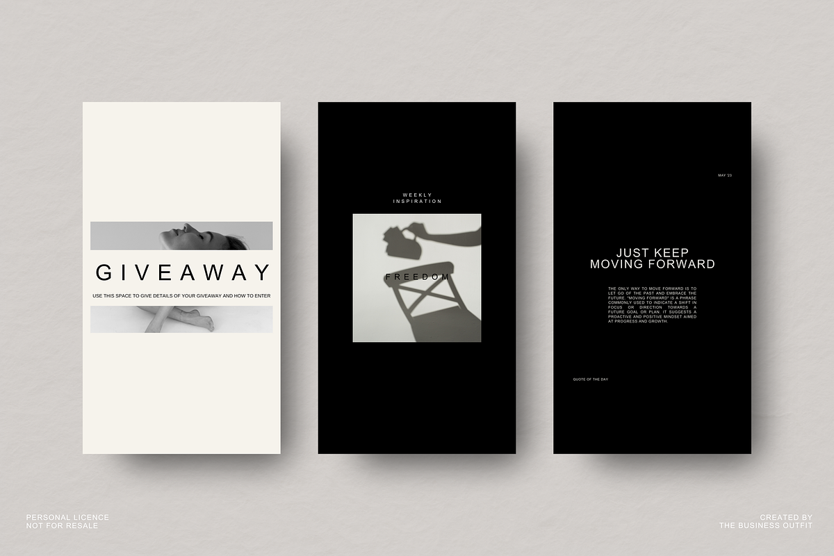 Minimal Instagram Stories - Canva, a Social Media Template by thebusinessoutfit (Photo 8 of 16)