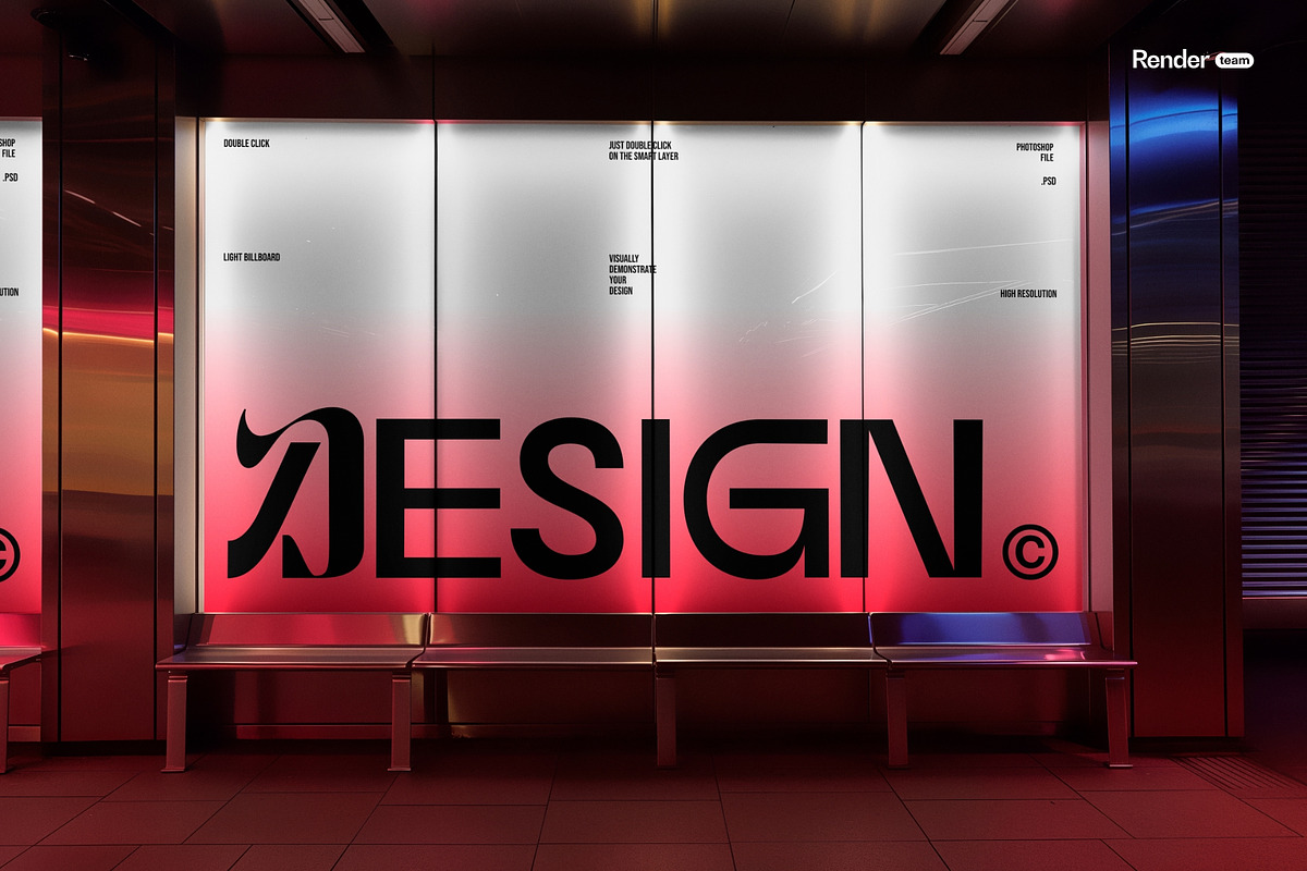 Digital Screen Advertising Mockup, an Advertising Mockup by Renderteam (Photo 8 of 12)