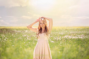 Digital Backdrops - Flowery Fields, a Texture Graphic by DareToDream (Thumbnail 2 of 3)