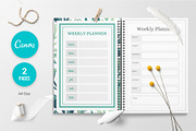 Canva Weekly Schedule Planner, a Stationery Template by ARP Creation (Thumbnail 1 of 3)