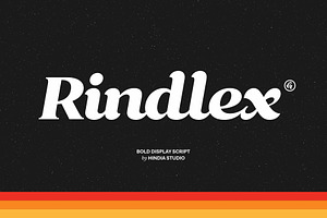 Rindlex - Retro Bold Display Script