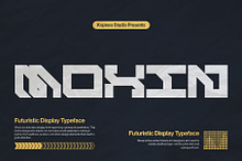 Moxin - Futuristic Font