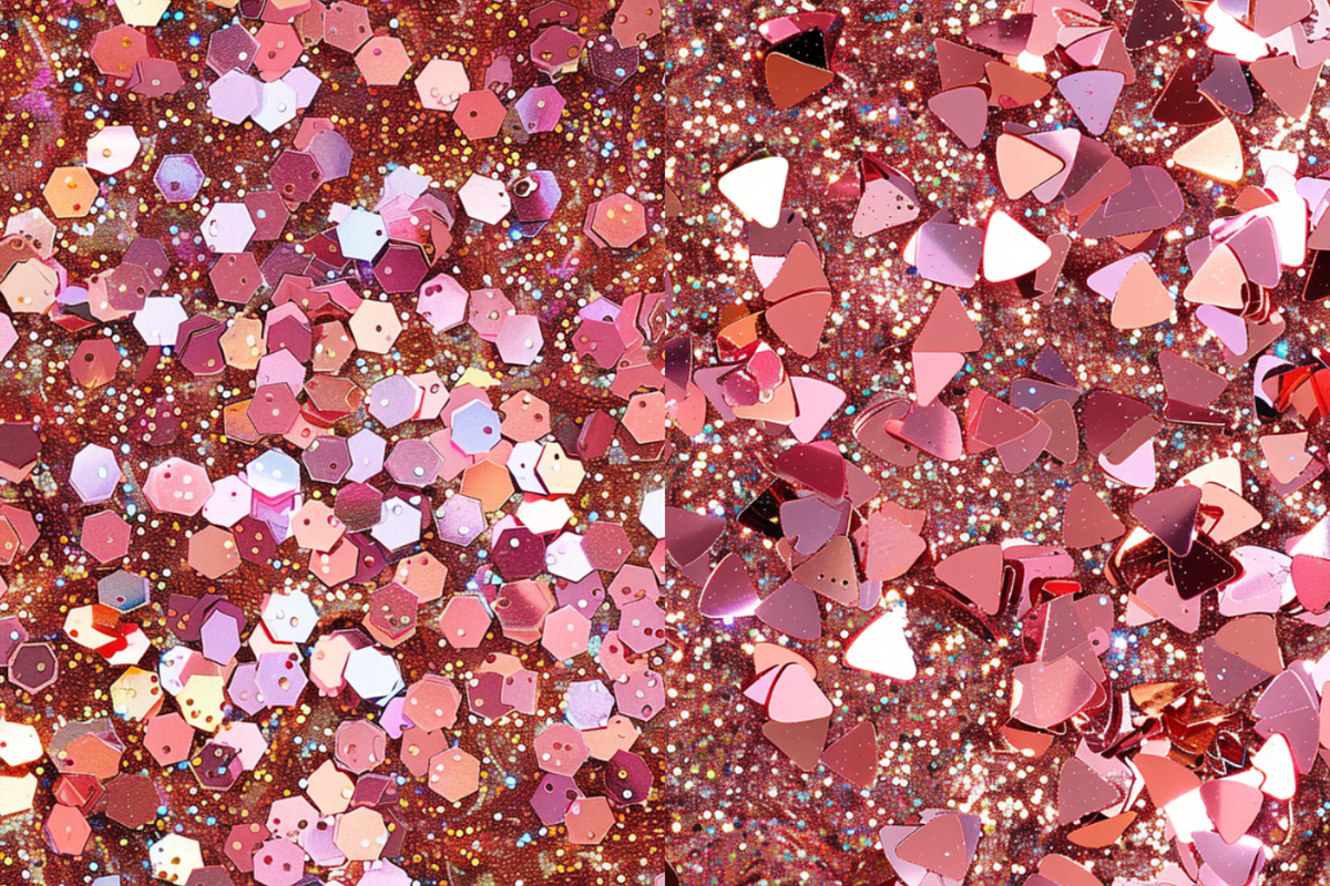 Rose Gold Holographic Glitter, a Pattern Graphic by PrintablesByFranklyn (Photo 4 of 6)