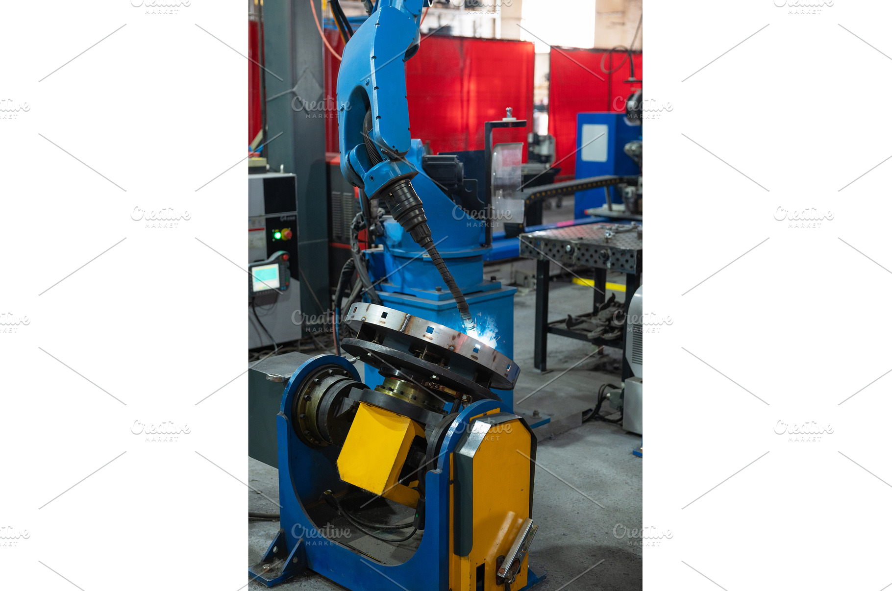Automatic Industrial welding robot, an Industrial Photo by Jan Jack Russo Media