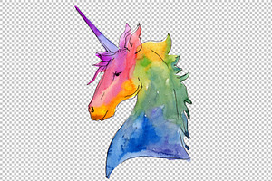 Fabulous Unicorns Horse PNG Set