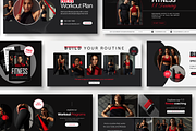 Fitness Coach Canva Template Bundle, a Social Media Template by DigiPax (Thumbnail 11 of 15)