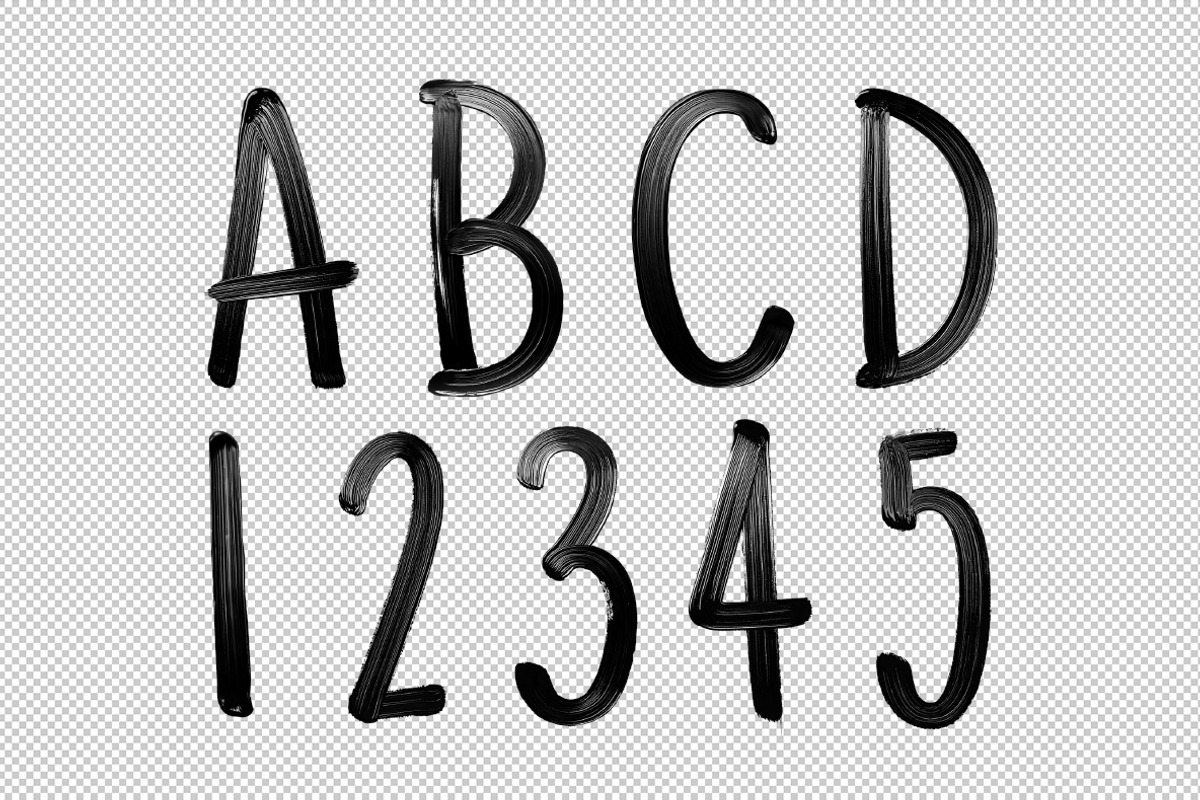 Black Swirl Font, a Handwritten Font by Handmadefont (Photo 10 of 10)