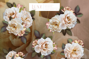 Luxe Oil Paint Floral Graphics