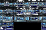 Virtual TV Studio News Set 1, an Architecture 3D Model by akerStudio (Thumbnail 14 of 57)