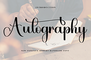 Autography, a Handwritten Font by FreshTypeINK (Thumbnail 1 of 8)