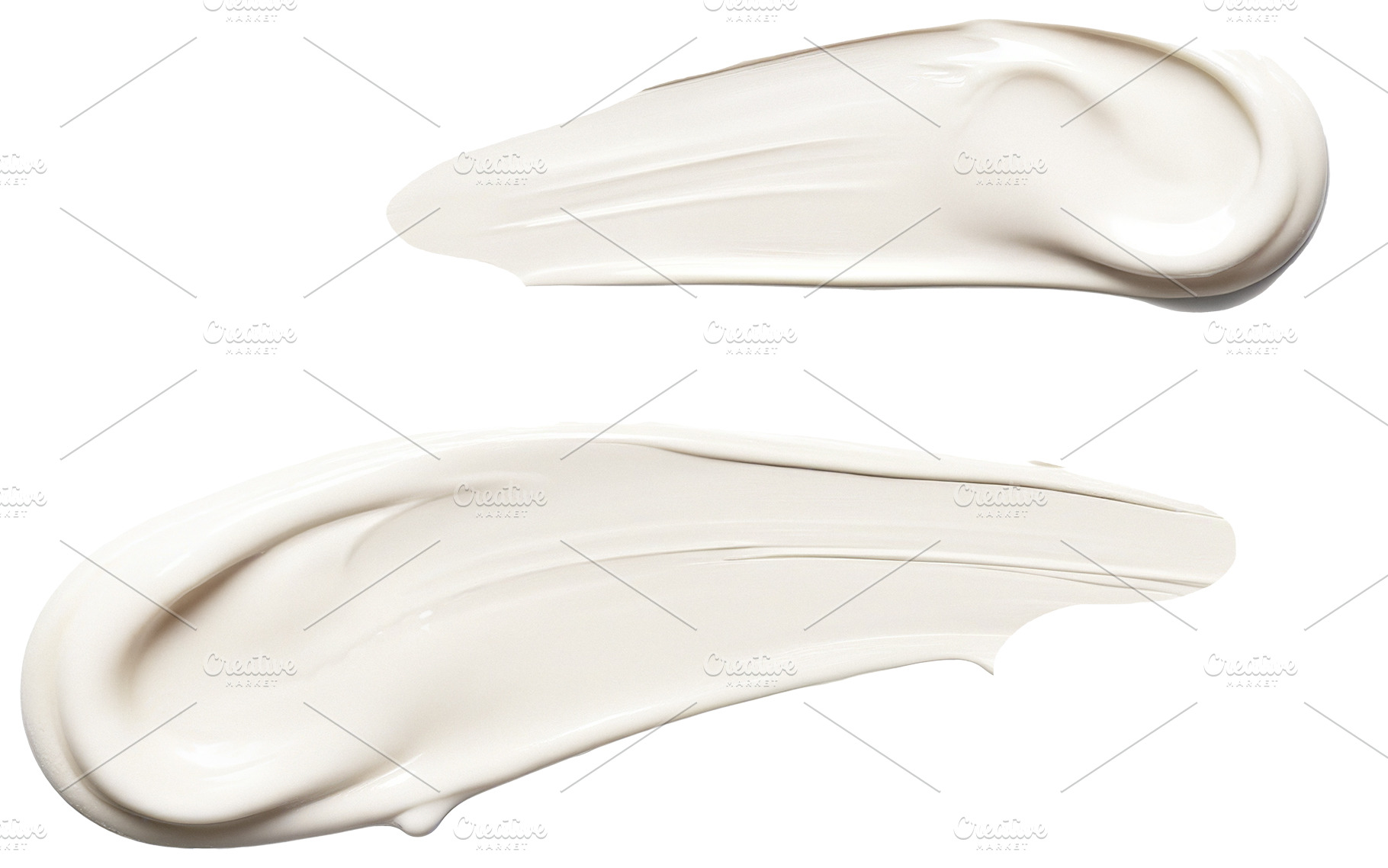 cosmetic cream smears, a Beauty & Fashion Photo by itakdalee