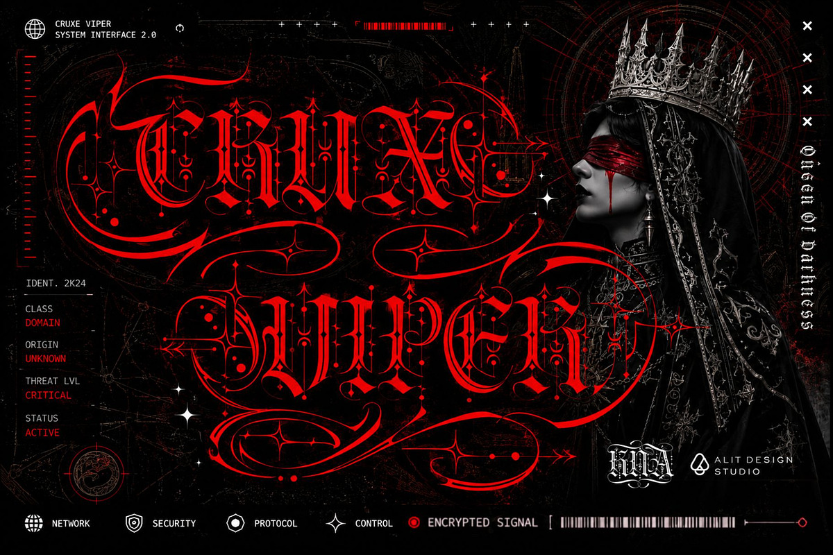 Dread Gothic Typeface, a Blackletter Font by alit design (Photo 6 of 22)