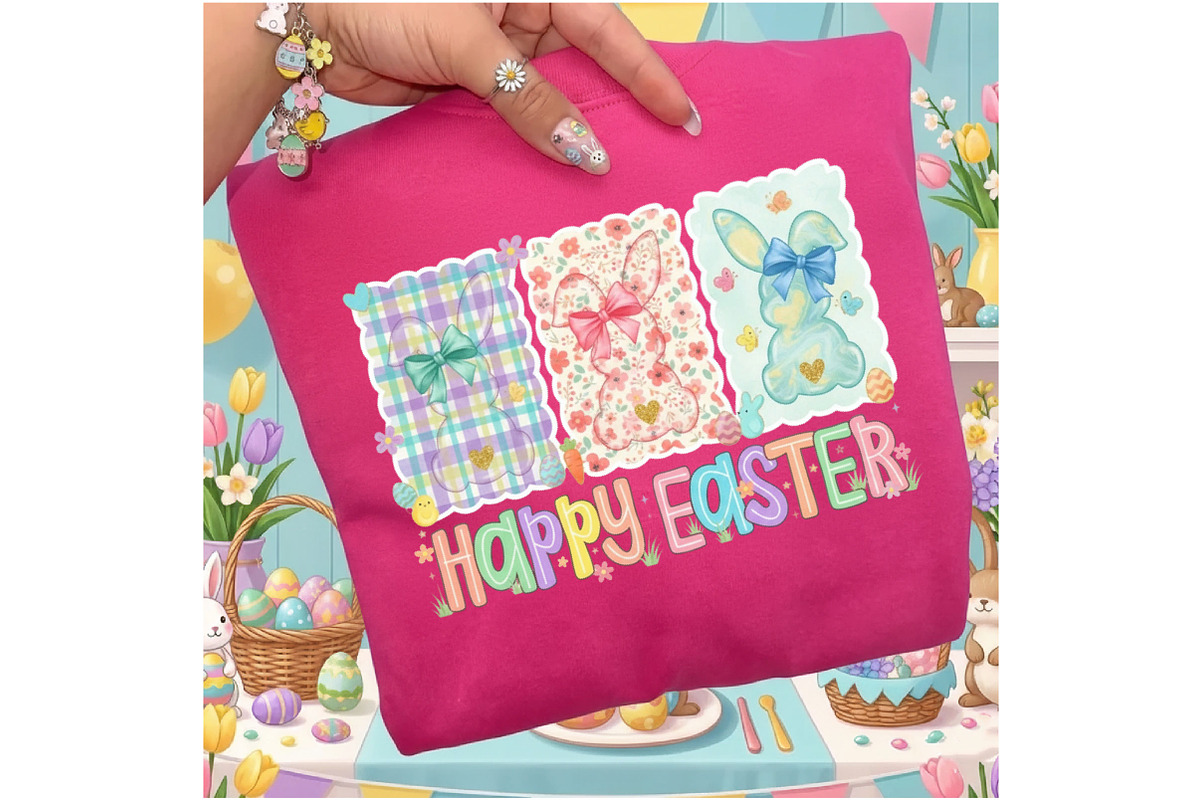 Happy Easter Bunny PNG, an Illustration by Designking (Photo 6 of 6)