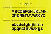 Proto Code Bold Tech Typeface Font, a Sans Serif Font by Vadovastd (Thumbnail 2 of 7)