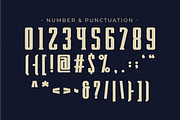 Varsity Holiday - Condensed Slab, a Slab Serif Font by Pian45 Studio (Thumbnail 4 of 12)