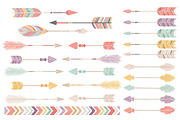 Vintage Girls Tribal Arrow Clipart, an Illustration by Amanda Ilkov (Thumbnail 3 of 4)